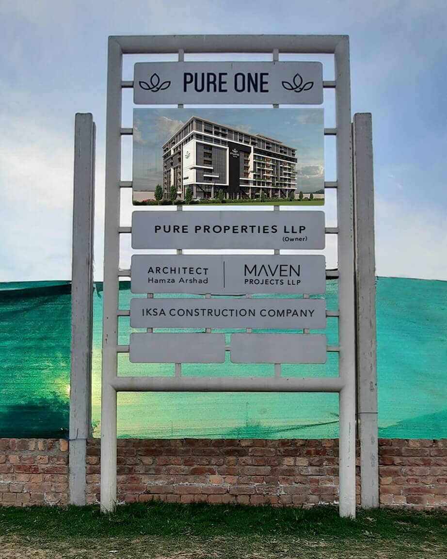 pure-one-project-sign-board